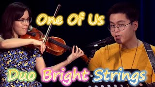 One of Us Joan Osborne  Cover with Violin Guitar amp Vocals  Duo Bright Strings [upl. by Dahaf996]