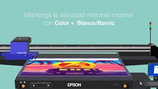 SureColor V7000 Impresora de cama plana UV con 10 tintas [upl. by Aronael]