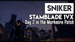 ESO Sniker  Stamblade PvP 1vX Murkmire patch DAY 2 [upl. by Hcib]