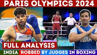 India Robbed in Paris Olympics 2024  Judges Robbed us in Boxing Quarterfinal Match [upl. by Sib]