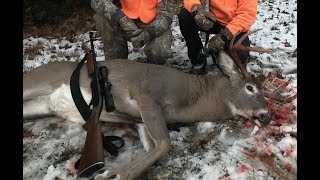 9 Point Buck With A 3006  Maine Deer Hunting [upl. by Kopans2]