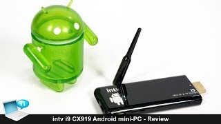 intv i9 CX919 Android TV stick review [upl. by Scarface]