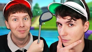 GOLF WITH SLITS  Dan and Phil Play Golf With Friends 9 [upl. by Icul]