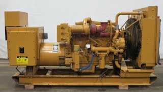 Caterpillar 300 kW diesel generator CAT 3406B engine 179 Hrs Yr 1988  CSDG  2310 [upl. by Wyatt]