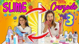 SLIME CRUZADO 3  Juegos de Slime  Slime Challenge con Marta y Carmela [upl. by Evilc]