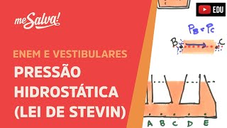 Me Salva HID07  Hidrostática  Pressão Hidrostática Lei de Stevin [upl. by Possing]