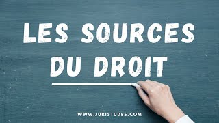 LES SOURCES DU DROIT [upl. by Ahsaekal]