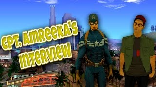 Captaan Amreekas Interview By Rafique And Shafique [upl. by Eilahs629]