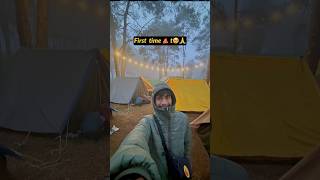 জীৱনত প্ৰথমবাৰ 🏕️🥹193 camping tent 1sttimer travel [upl. by Hailed]