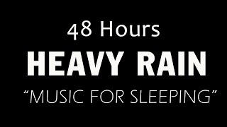 Heal Deep Sleep In Less Than 3 Minutes ⛈️ Heavy Rain And Thunderstorm Sounds At Night For Sleep⚡ [upl. by Hpesoj998]