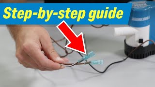 How to Wire an Automatic Bilge Pump to a 3position Switch [upl. by Ahsieat]