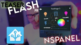 Teaser NSpanel  Flash Tasmota homeassistant lovelace dashboard [upl. by Lemar]