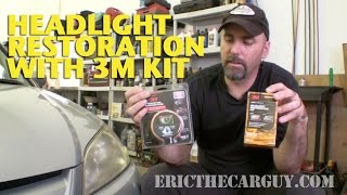 Restoring Headlights with 3M Kit EricTheCarGuy [upl. by Bili204]