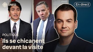 Ça va mal dans les relations QuébecOttawa  regardez en direct l’émission L’agenda [upl. by Eibot124]