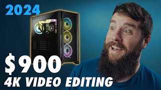 Build a Budget 4K Video Editing PC for Under 1000 in 2024 [upl. by Selda]