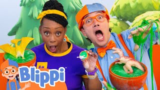 Color Cleanup🟥🟨🟦  Blippi Songs 🎶 Educational Songs For Kids [upl. by Ellennad]