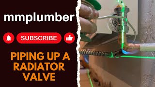 How to pipe up a radiator valve [upl. by Aldridge775]