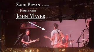 John Mayer x Zach Bryan at n3  Los Angeles 2024 [upl. by Halima597]