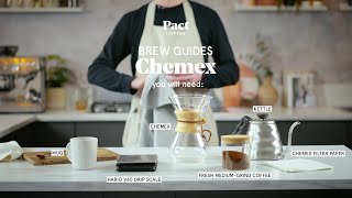 How to make Chemex coffee  Chemex Guide  Pact Coffee [upl. by Cilo]