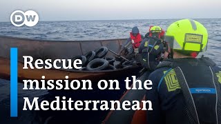 Mediterranean mission  Civil sea rescue of refugees  DW Documentary [upl. by Radburn]