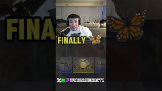 Finally GOLD 🤩 trainwreck trainwreckstv trainwrecks cs2 csgo caseopening goldgoldgold [upl. by Adnilak357]