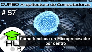 57 Arquitectura de computadoras Como funciona un Microprocesador por dentro [upl. by Notsgnik]