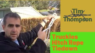 How to Tie the Truckies Truckers Hitch 3 Different Ways Hitches to Secure Your Load with Rope [upl. by Line717]