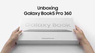 Galaxy Book5 Pro 360  Unboxing l Samsung [upl. by Onaicnop]