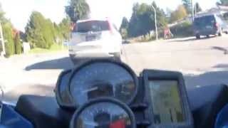 2012 BMW F800ST commuter review amp test ride [upl. by Ykcin]