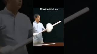 Coulumb law effect for same nature of charges experiment 🧪pw mrstar [upl. by Yehtomit]