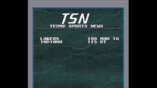 Lets Play Tecmo Super NBA Basketball 23 Rockets Season Mode vs Clippers [upl. by Bowerman810]