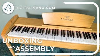 📦 Sonora SDP3  Unboxing amp Assembly  Digitalpianocom [upl. by Nahshunn412]