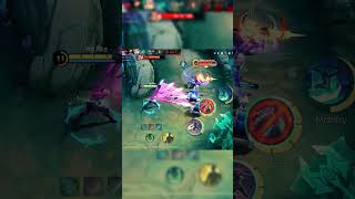 Gusion Vs Zilong 🗿 4K ML Shorts mobilelegends mlbb [upl. by Notxarb]