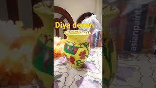 pot decoration diya decorations [upl. by Fulbert825]