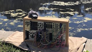 Ambient Outdoor Modular Synth at Peristyle City Park New Orleans [upl. by Daggna314]