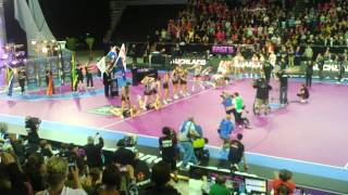 Silver Ferns WIN Fast5 Netball Gangnam Style victory dance [upl. by Ailecec]