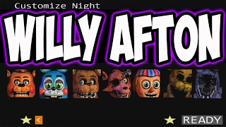 FIVE NIGHTS AT FREDDYS 2 CUSTOM NIGHT  WILLY AFTON MODE  FNAF 2  5 NIGHTS AT FREDDYS 2 [upl. by Cristine881]