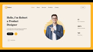 How to make a Responsive Portfolio website using Html and css [upl. by Anaujit]