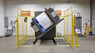 Inverting Super Sacks with a DC Pallet Inverter [upl. by Armat333]