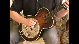 1930s Resonator Guitars  National vs Dobro [upl. by Aihsinyt]