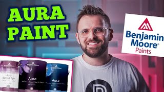 THE BEST PAINT ON THE MARKET  AURA PAINT REVIEW  BENJAMIN MOORE [upl. by Enale213]