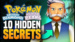 10 Hidden SECRETS EASTER EGGS In Pokemon Brilliant Diamond And Shining Pearl [upl. by Tuchman382]