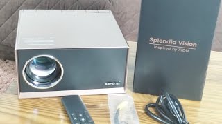 XIDU Splendid Vision Projector with wifi and bluetooth Review [upl. by Jeritah]