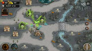 Kingdom Rush Frontiers Level 20  Desecrated Grove [upl. by Smitty]