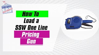 Mastering Retail How to Load Your SSW One Line Pricing Gun [upl. by Dieterich823]