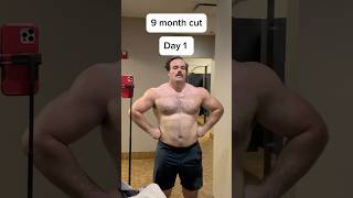 9 months of weight cutting weightlossjourney weightloss fatloss bodytransformation [upl. by Ronnie644]