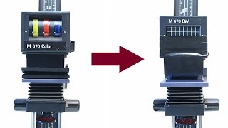 Converting M670 Durst Enlarger from 35mm to BampW medium format printing [upl. by Miharba313]