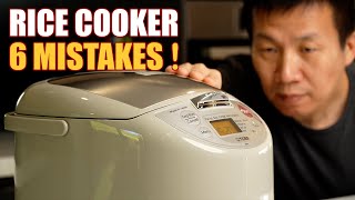 6 Rice Cooker Mistakes RUIN Your Rice [upl. by Araec488]