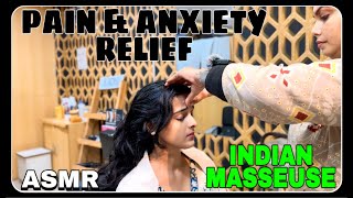 Infinity ASMR Deep Tissue Head amp Neck Massage To Reduce Pain amp Anxiety By Indian Masseuse deepsleep [upl. by Neira352]