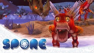 Spore  Explorando Estágio de Criatura Novos Inimigos 2 GameplayPTBR [upl. by Suired]